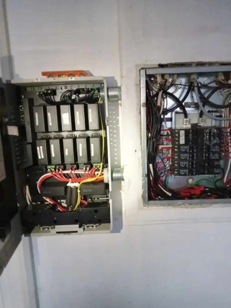 Electrical panel upgrade completed for Indoor Lighting Installation in Lake Cherokee